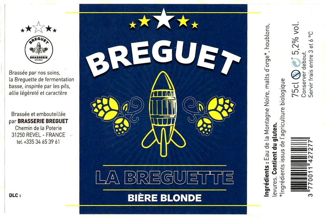 etiquette BRASSERIE BREGUET 09