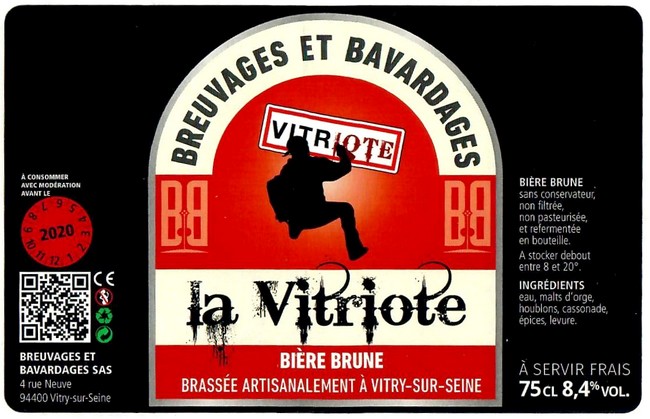 Etiquette BRASSERIE BREUVAGES ET BAVARDAGES 10