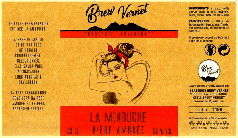 etiquette BREW VERNET 01