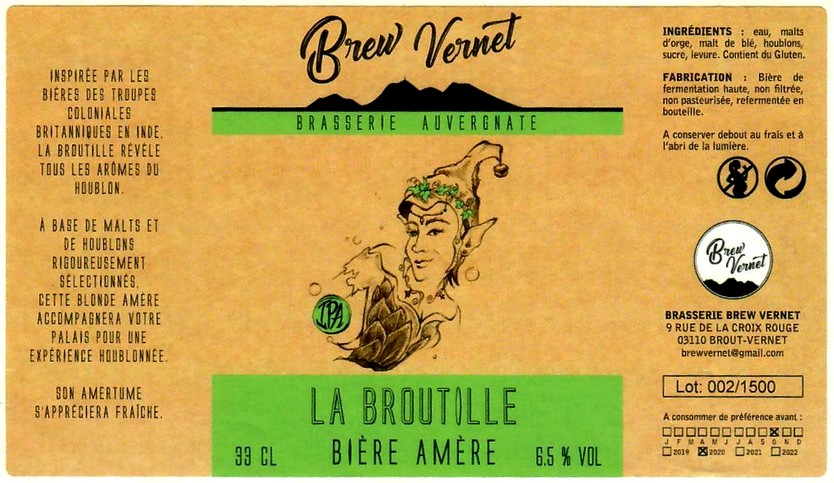 etiquette BREW VERNET 02
