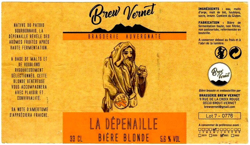 etiquette BRASSERIE BREW VERNET 03
