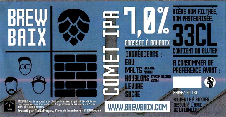 etiquette BRASSERIE BREWBAIX 04