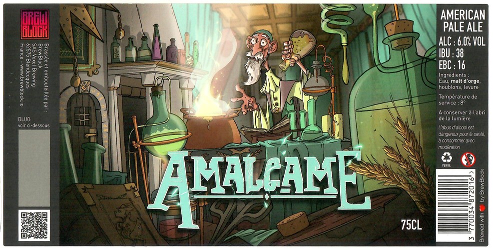 Etiquette BRASSERIE BREWBLOCK 04