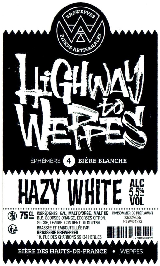 Etiquette BRASSERIE BREWEPPES 06