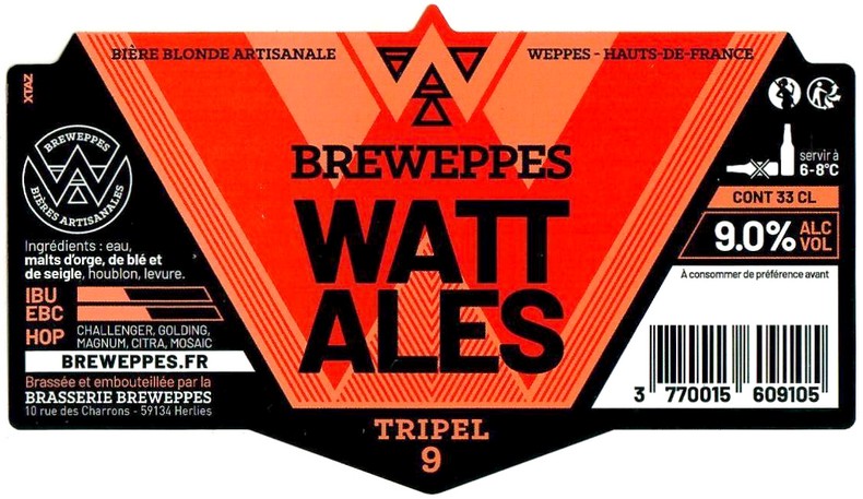 Etiquette BRASSERIE BREWEPPES 08