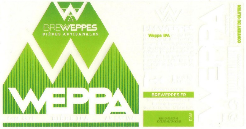 Etiquette BRASSERIE BREWEPPES 18
