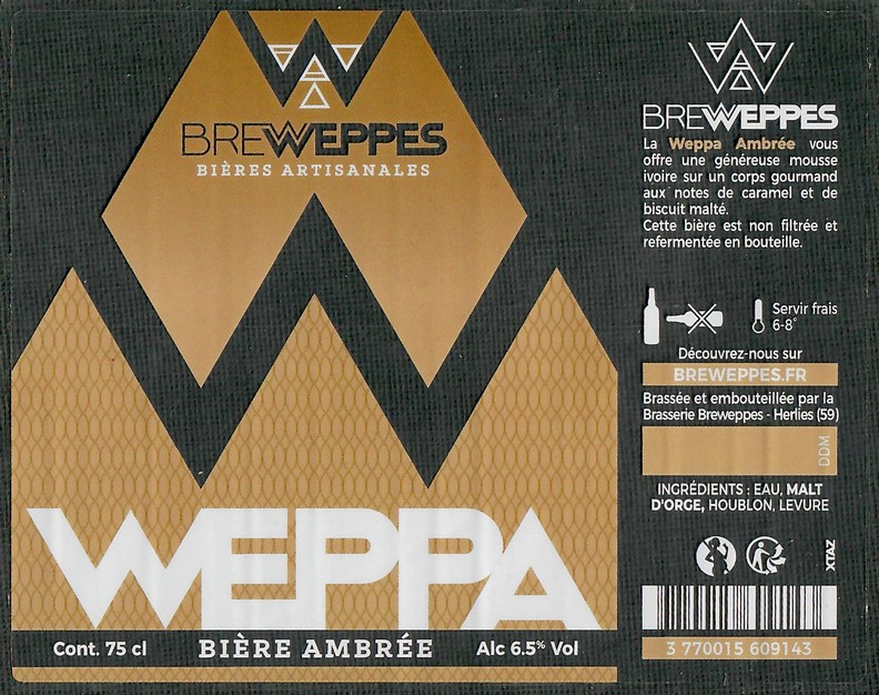 Etiquette BRASSERIE BREWEPPES 26
