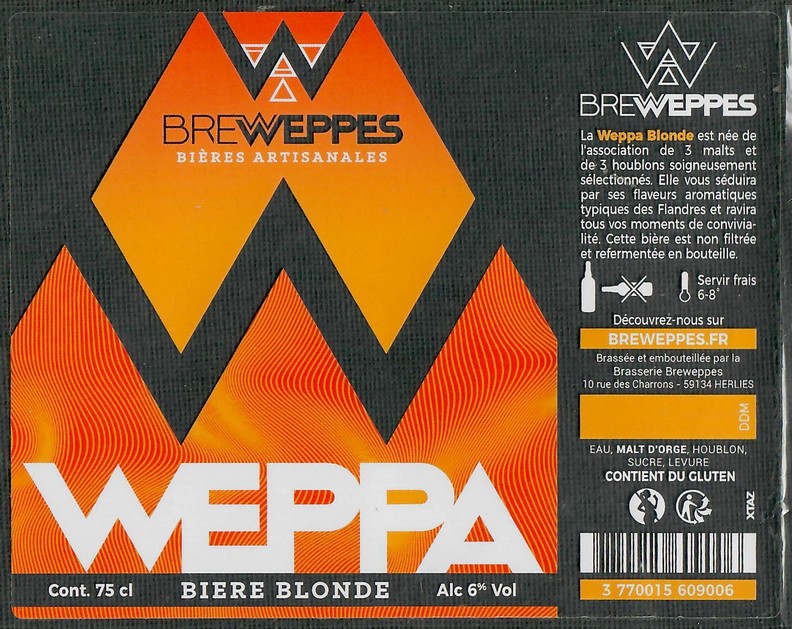 Etiquette BRASSERIE BREWEPPES 27