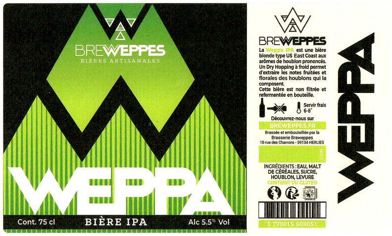 Etiquette BRASSERIE BREWEPPES 31