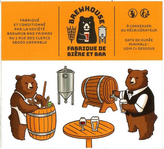 Etiquette BRASSERIE BREWHOUSE 02