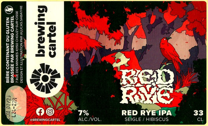 Etiquette BRASSERIE BREWING CARTEL 02