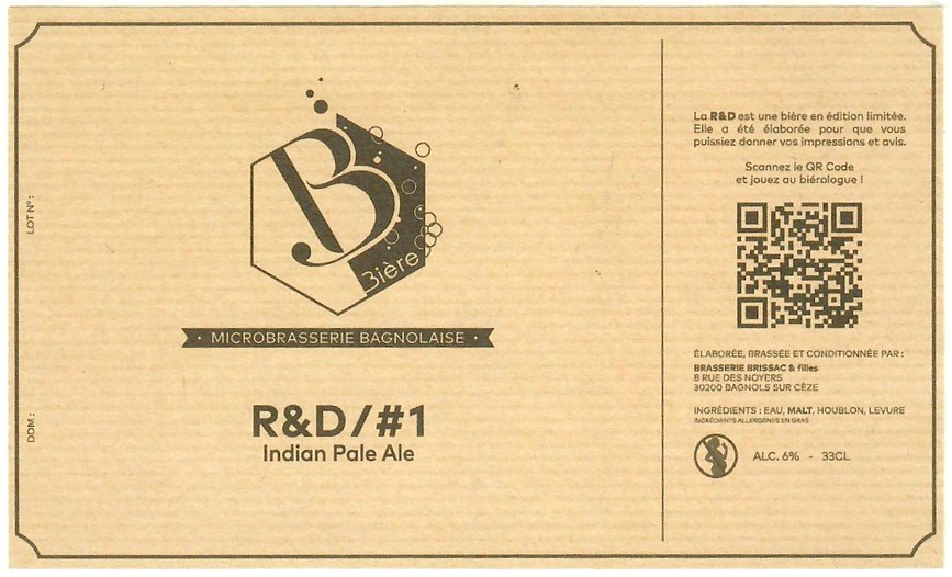 Etiquette BRASSERIE BRISSAC 04