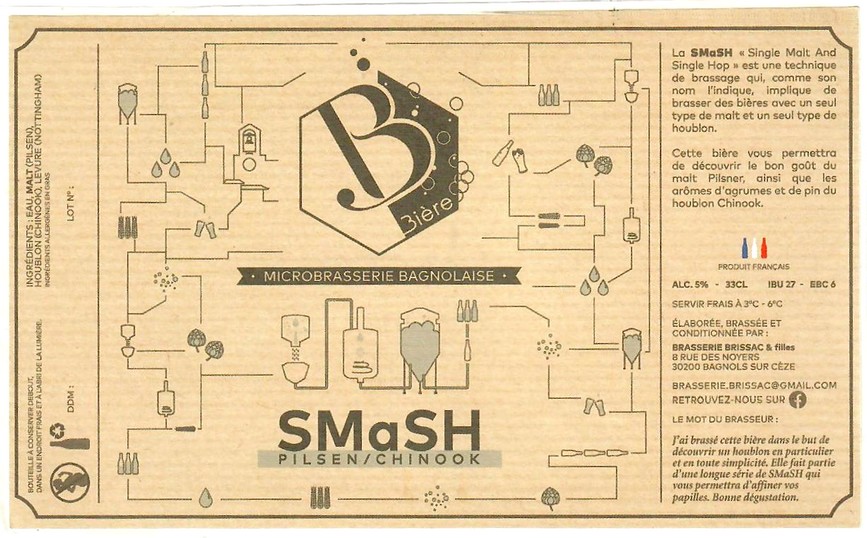 Etiquette BRASSERIE BRISSAC 05