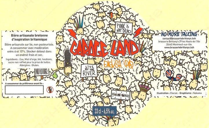 Etiquette BRASSERIE BRITANNY'S 08