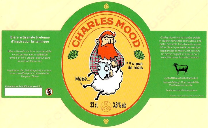 Etiquette BRASSERIE BRITANNY'S 09