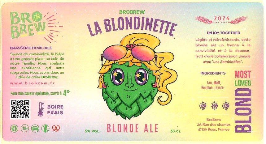 Etiquette BRASSERIE BROBREW 10