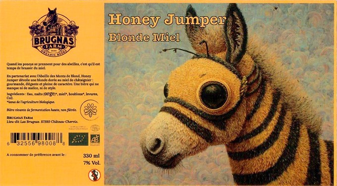 Etiquette BRASSERIE BRUGNAS FARM 01