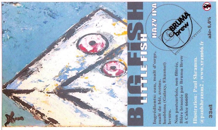 Etiquette BRASSERIE BRUMA BREW 01