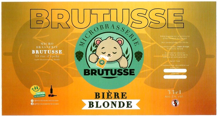 Etiquette BRASSERIE BRUTUSSE 03