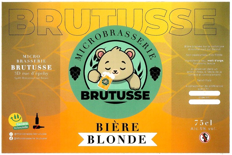 Etiquette BRASSERIE BRUTUSSE 04