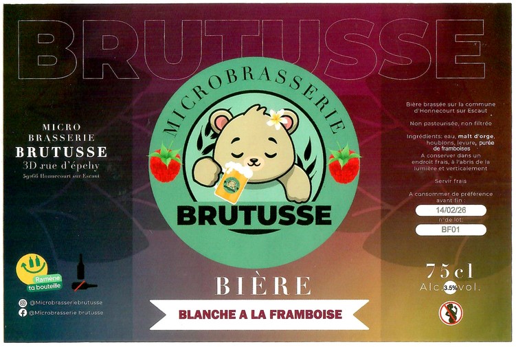 Etiquette BRASSERIE BRUTUSSE 05