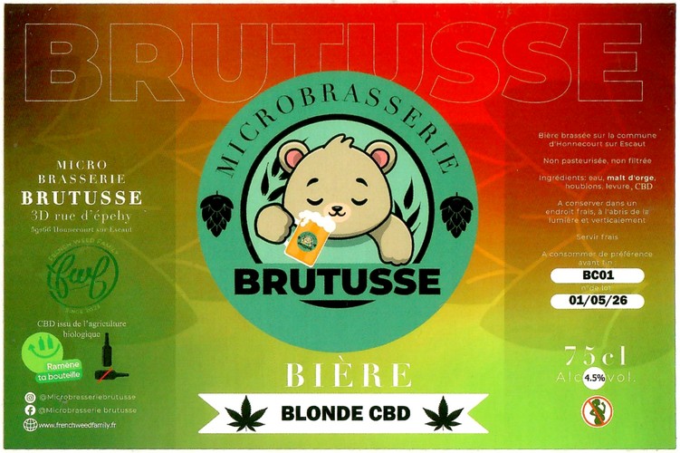 Etiquette BRASSERIE BRUTUSSE 06