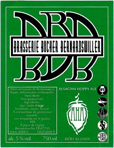 etiquette BRASSERIE BUCHER BERNARDSWILLER 02