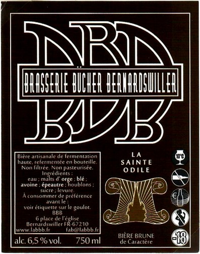 etiquette BRASSERIE BUCHER BERNARDSWILLER 03