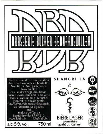 etiquette BRASSERIE BUCHER BERNARDSWILLER 05