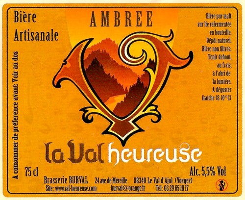 Etiquette BRASSERIE BURVAL 02