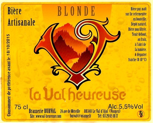 Etiquette BRASSERIE BURVAL 08