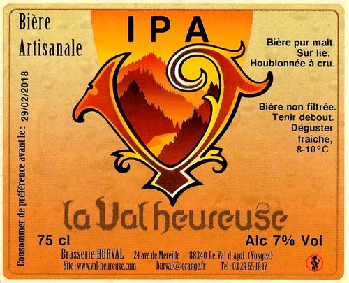 Etiquette BRASSERIE BURVAL 15