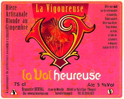 Etiquette BRASSERIE BURVAL 16