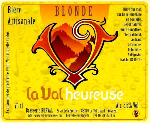 Etiquette BRASSERIE BURVAL 17