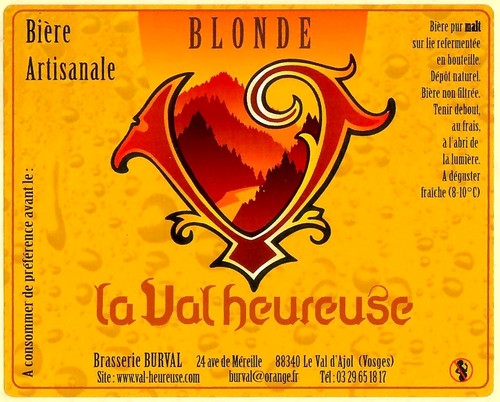 Etiquette BRASSERIE BURVAL 21