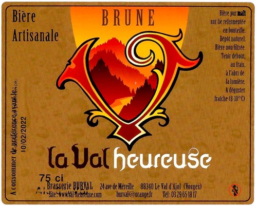 Etiquette BRASSERIE BURVAL 23