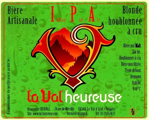 Etiquette BRASSERIE BURVAL 25