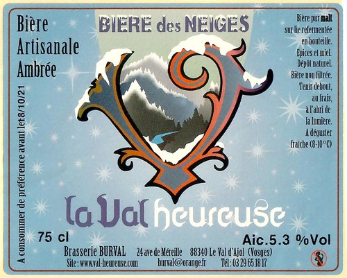 Etiquette BRASSERIE BURVAL 26