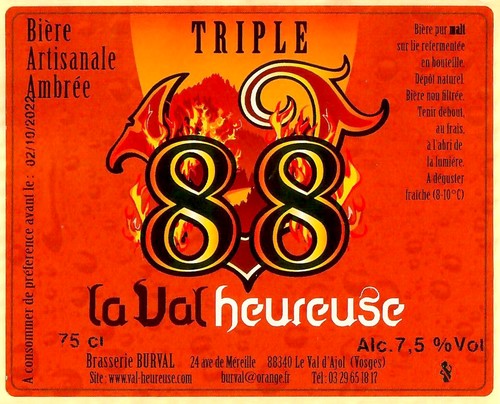 Etiquette BRASSERIE BURVAL 27