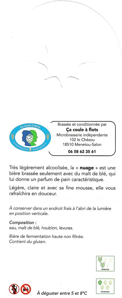 Etiquette BRASSERIE CA COULE A FLOTS 02B