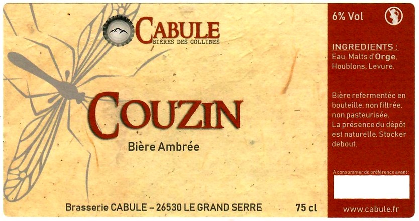 etiquette BRASSERIE CABULE 06