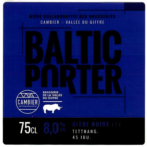 etiquette BRASSERIE CAMBIER 07