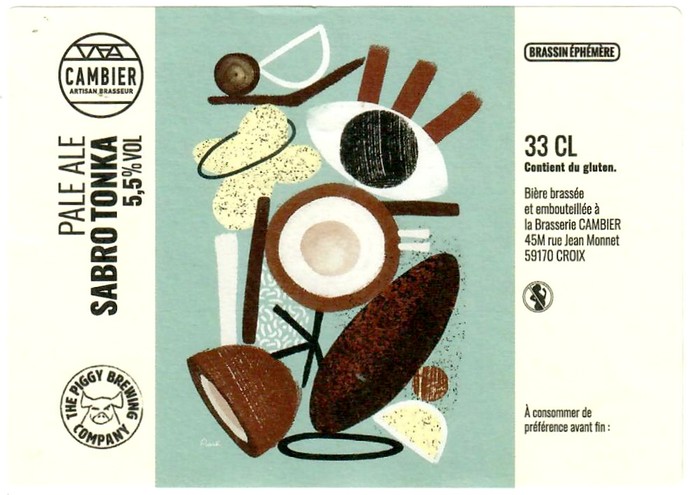 Etiquette BRASSERIE CAMBIER 09