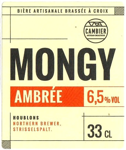 Etiquette BRASSERIE CAMBIER 13