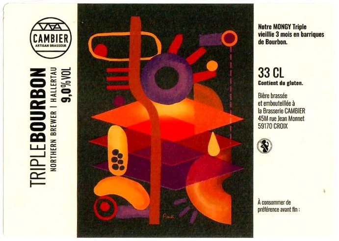 Etiquette BRASSERIE CAMBIER 18