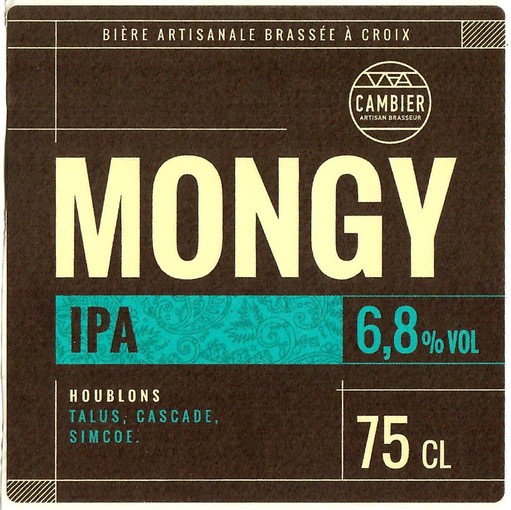 Etiquette BRASSERIE CAMBIER 21