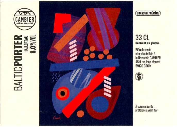 Etiquette BRASSERIE CAMBIER 31