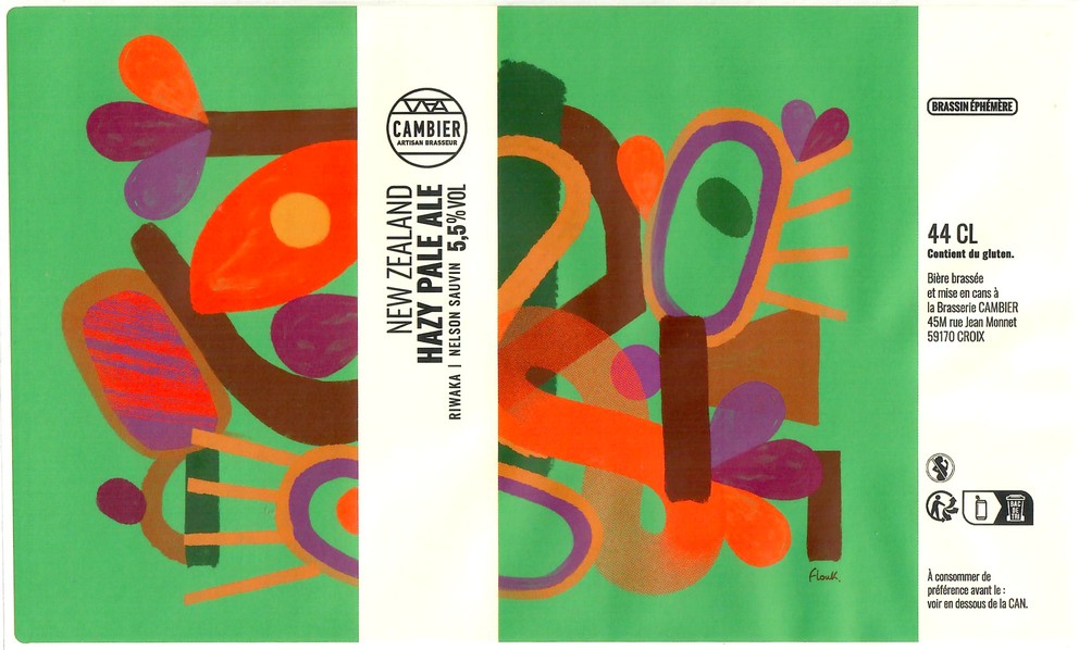 Etiquette BRASSERIE CAMBIER 38