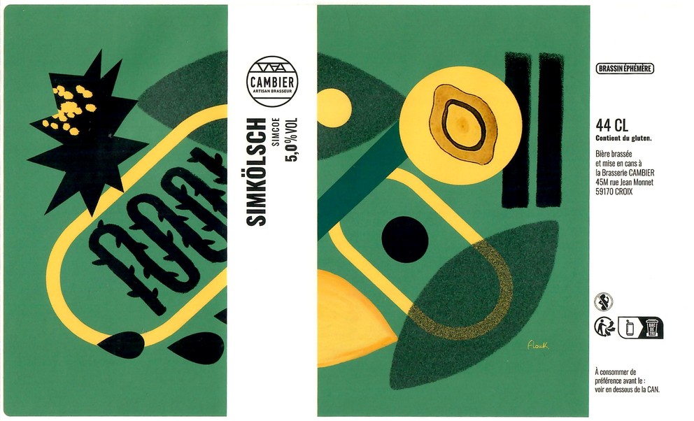 Etiquette BRASSERIE CAMBIER 39