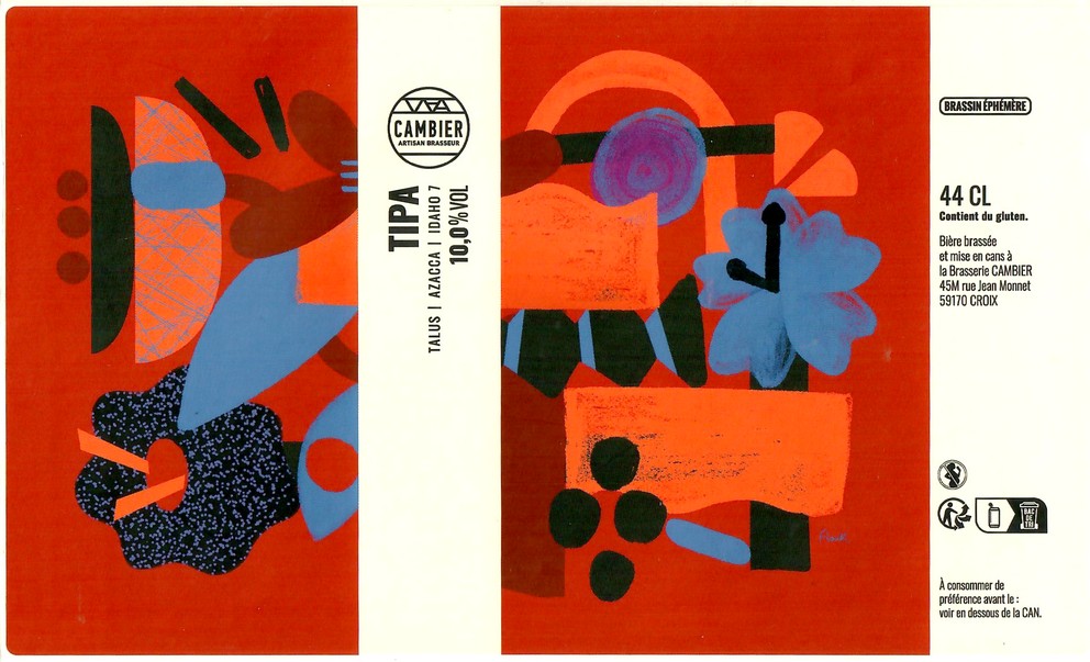 Etiquette BRASSERIE CAMBIER 48